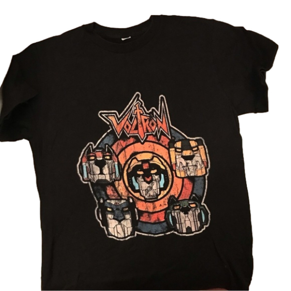 Voltron T-shirt. Black. Men’s size small. Unisex.